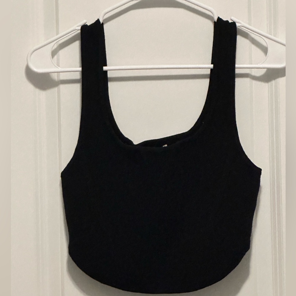 NWT - House of Harlow 1960 - Black Knit Corset Tank Top